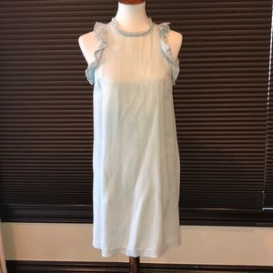 Sleeveless blue dress from Bella Dahl